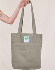 Everyday Tote Bag in Khaki Grey