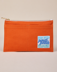 Pencil Pouch in Burnt Orange
