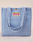 Denim Shopper Tote Bag in Light Wash