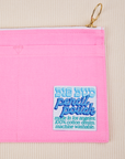 Close up of Pencil Pouch in Bubblegum Pink