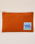 Pencil Pouch in Burnt Terracotta
