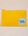 Pencil Pouch in Golden Yellow