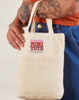 Vintage Tee Off-White Mini Tote Bag on Jesse's arm