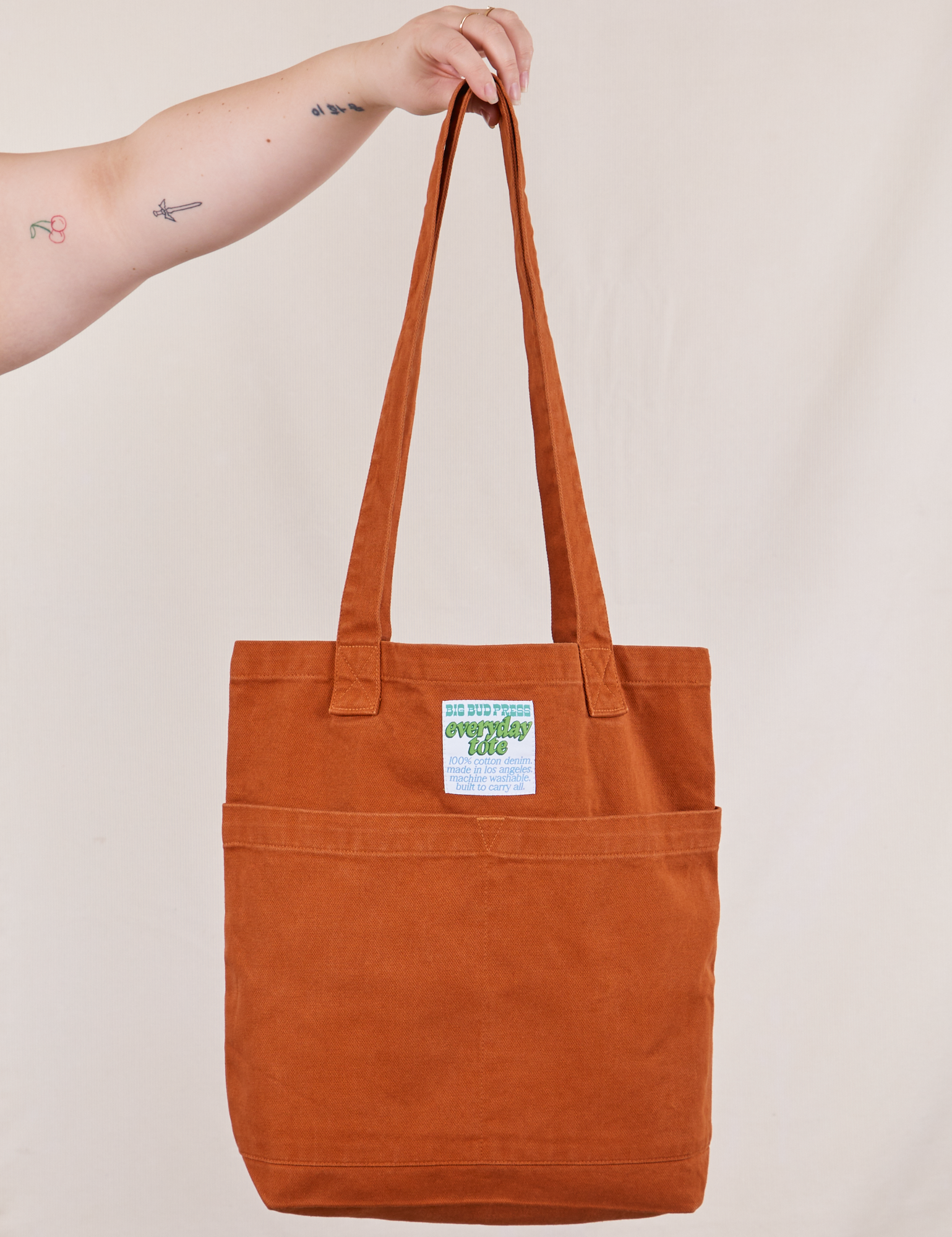 Everyday Tote Bag in Burnt Terracotta