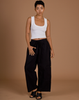 Drop Pocket Cargo Pants - Basic Black