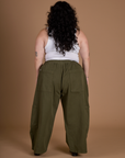 Drop Pocket Cargo Pants - Surplus Green