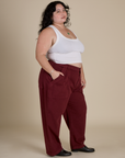 Work Pants - Red Wine