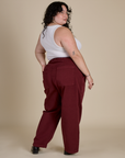 Work Pants - Red Wine