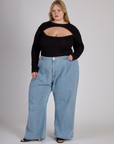 Porthole Long Sleeve Tee - Basic Black