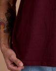 Burly Tee - Red Wine