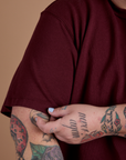 Burly Tee - Red Wine