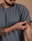Burly Tee - Washed Grey