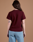 Burly Tee - Red Wine