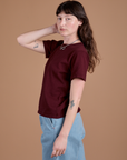 Burly Tee - Red Wine