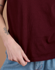 Burly Tee - Red Wine