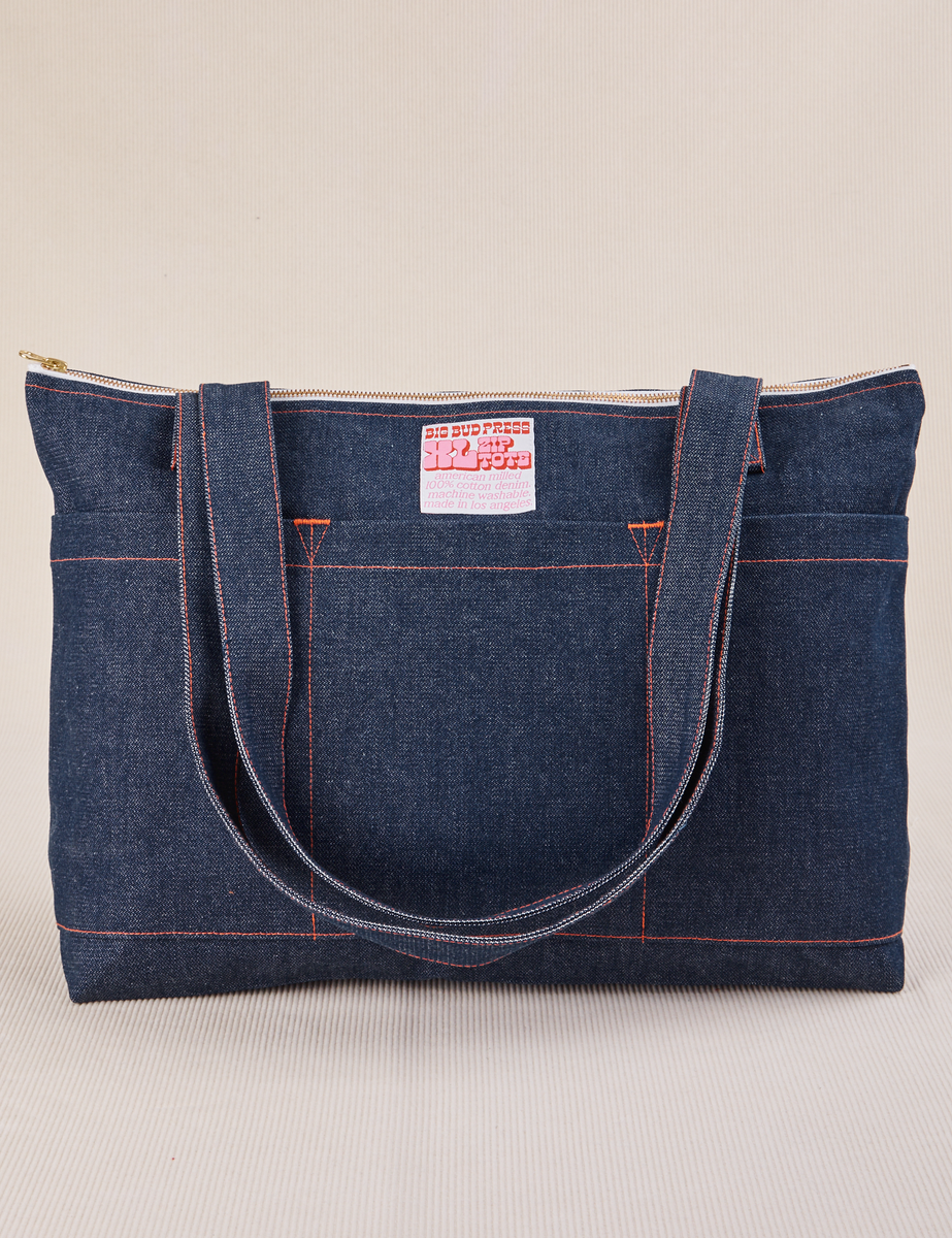 完売必須!☆Kip Denim Large Tote FABRICDETAILANDFLATDENIMXLTOTE