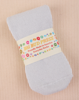 Thick Crew Sock in Dishwater White