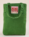Mini Tote Bag in Forest Green
