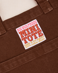 Fudgesicle Brown Mini Tote Bag close up
