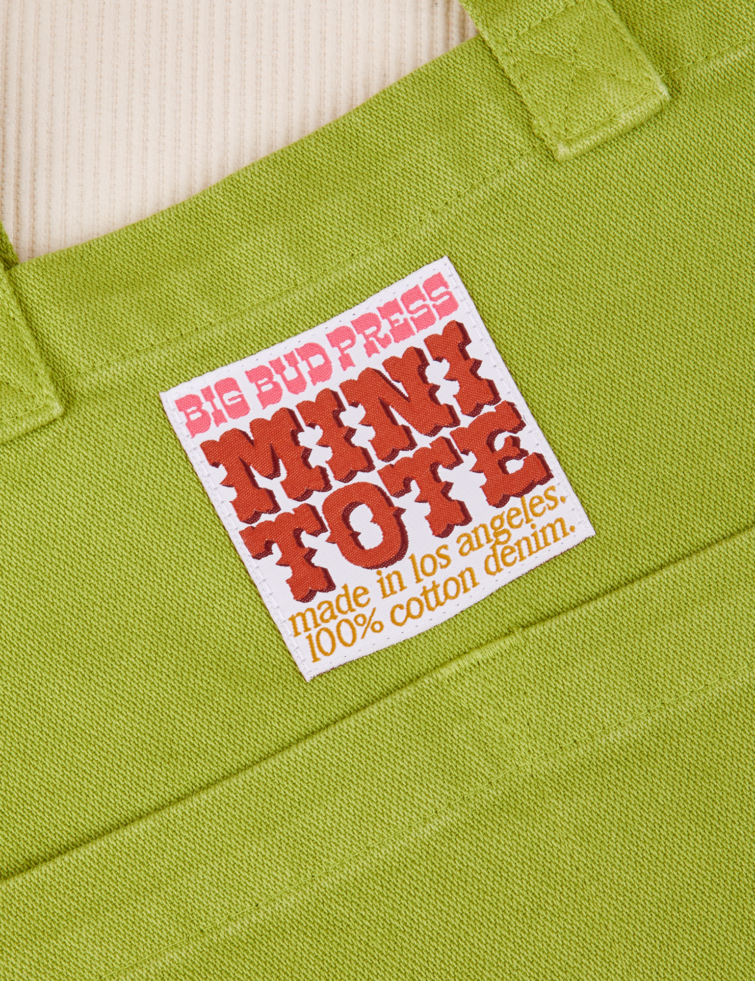 Gross Green Mini Tote Bag close up
