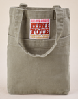 Mini Tote Bag in Khaki Grey