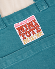 Marine Blue Mini Tote Bag close up