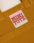 Mini Tote Bag in Spicy Mustard close up