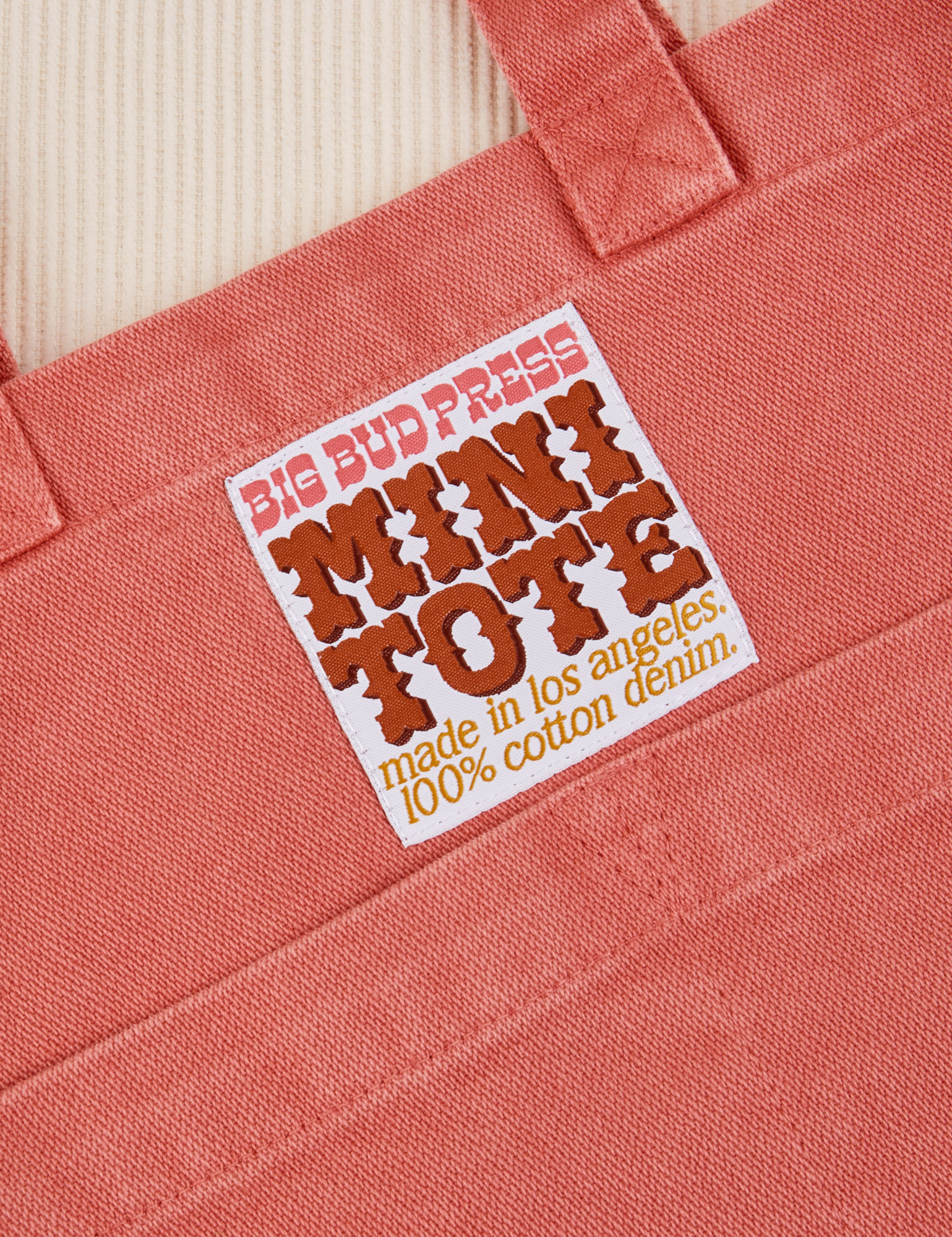 Mini Tote Bag in Raspberry Sorbet close up