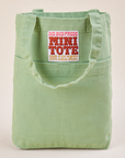 Mini Tote Bag in Sage Green