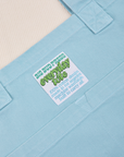 Close up of Everyday Tote Bag in Baby Blue