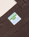 Close up of Everyday Tote Bag in Espresso Brown