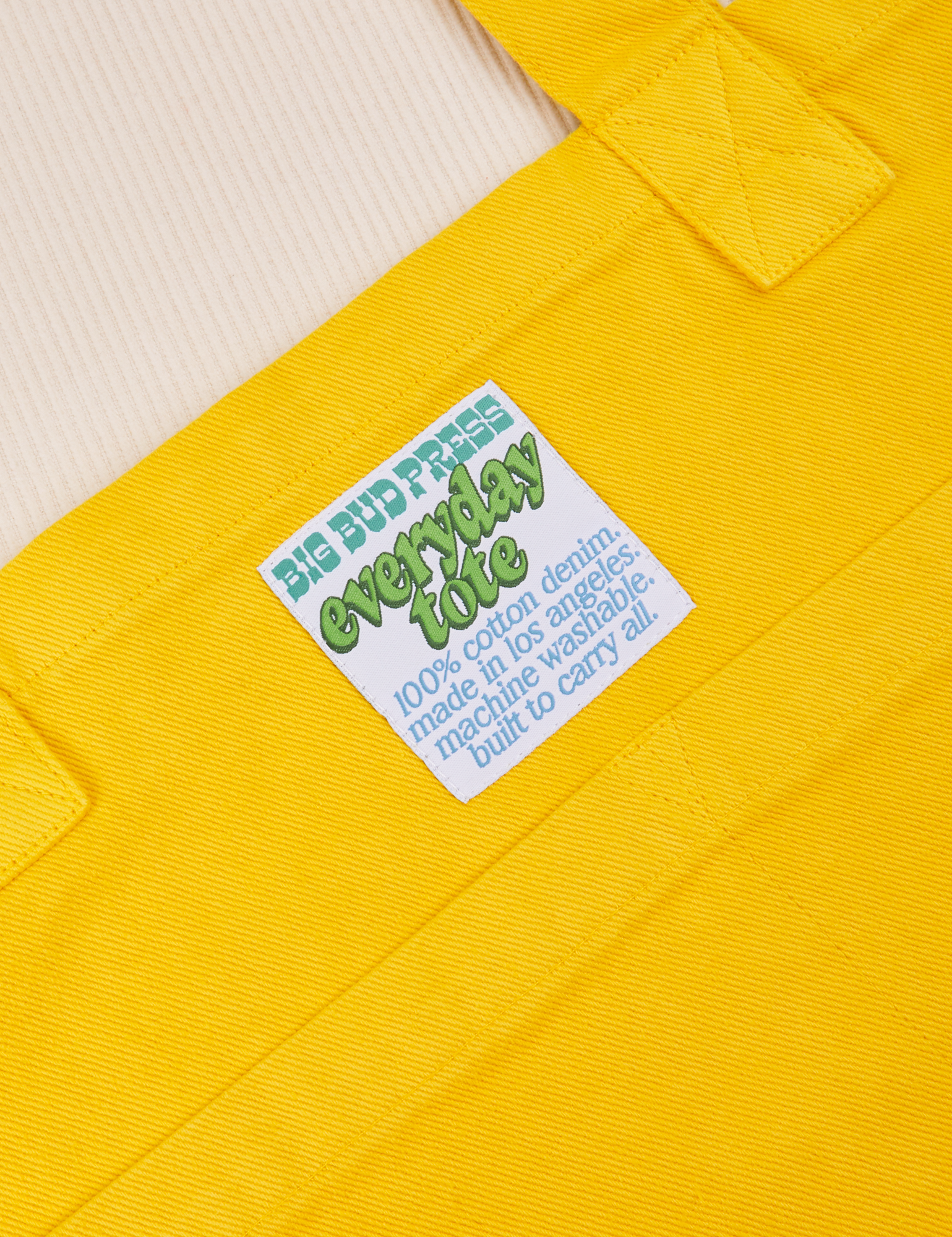 Golden Yellow Everyday Tote close up