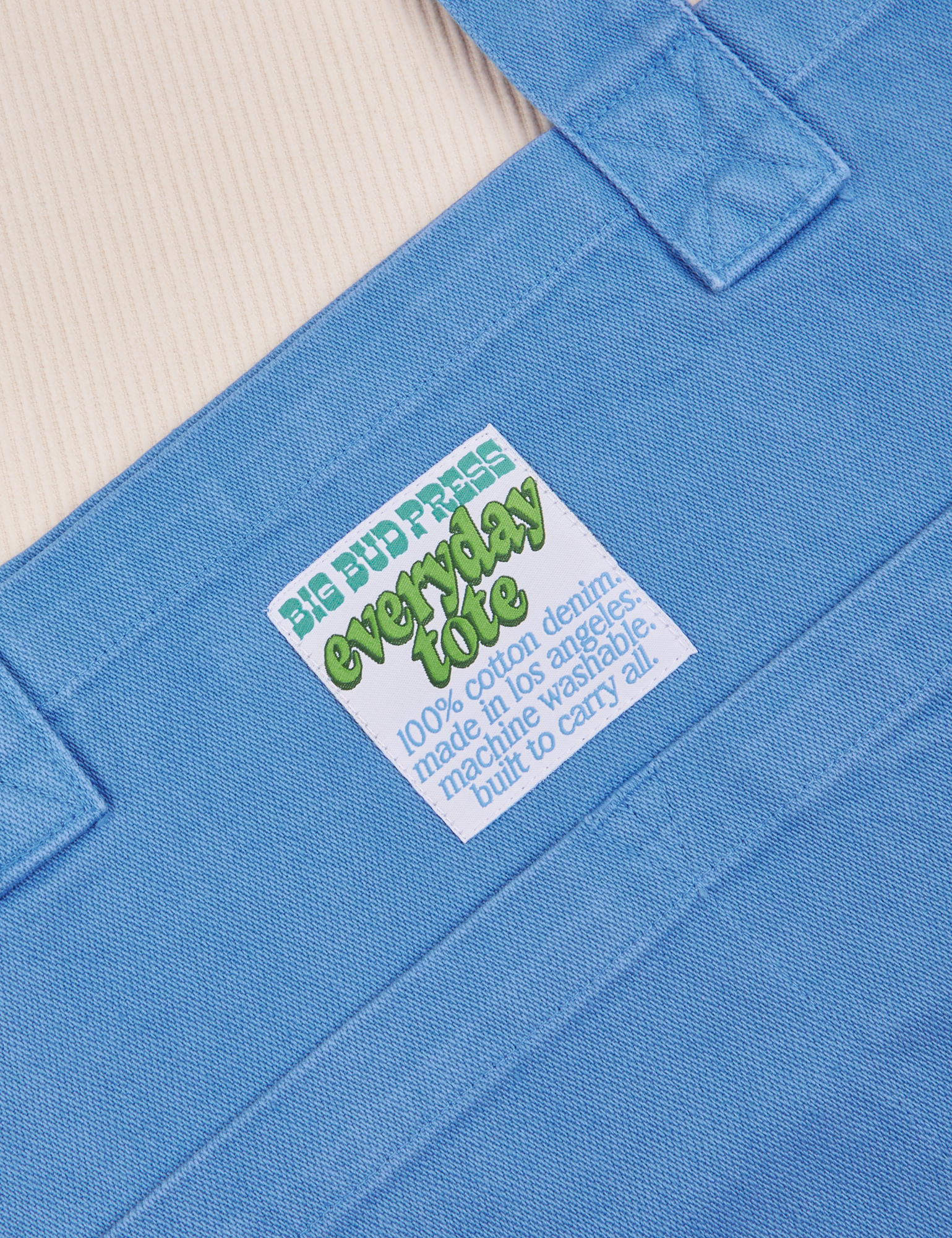 Everyday Tote Greek Blue close up