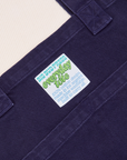Close up of Everyday Tote Bag in Navy Blue