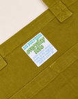 Close up of Everyday Tote Bag in Olive Green
