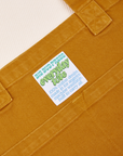 Close up of Everyday Tote Bag in Spicy Mustard