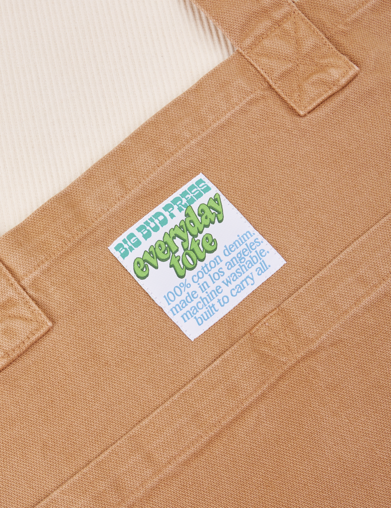 Close up of Everyday Tote Bag in Tan