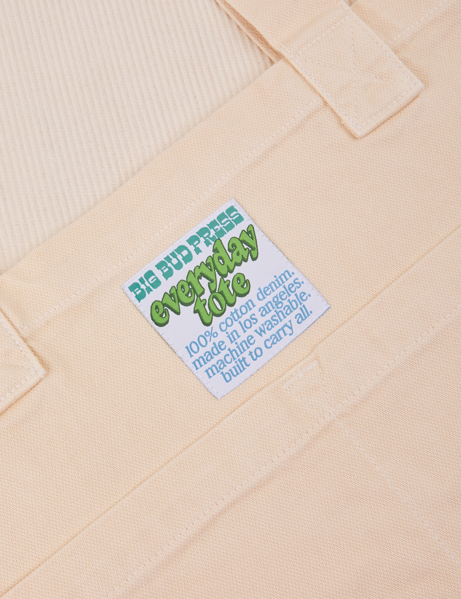 Close up of Everyday Tote Bag in Vintage Off-White