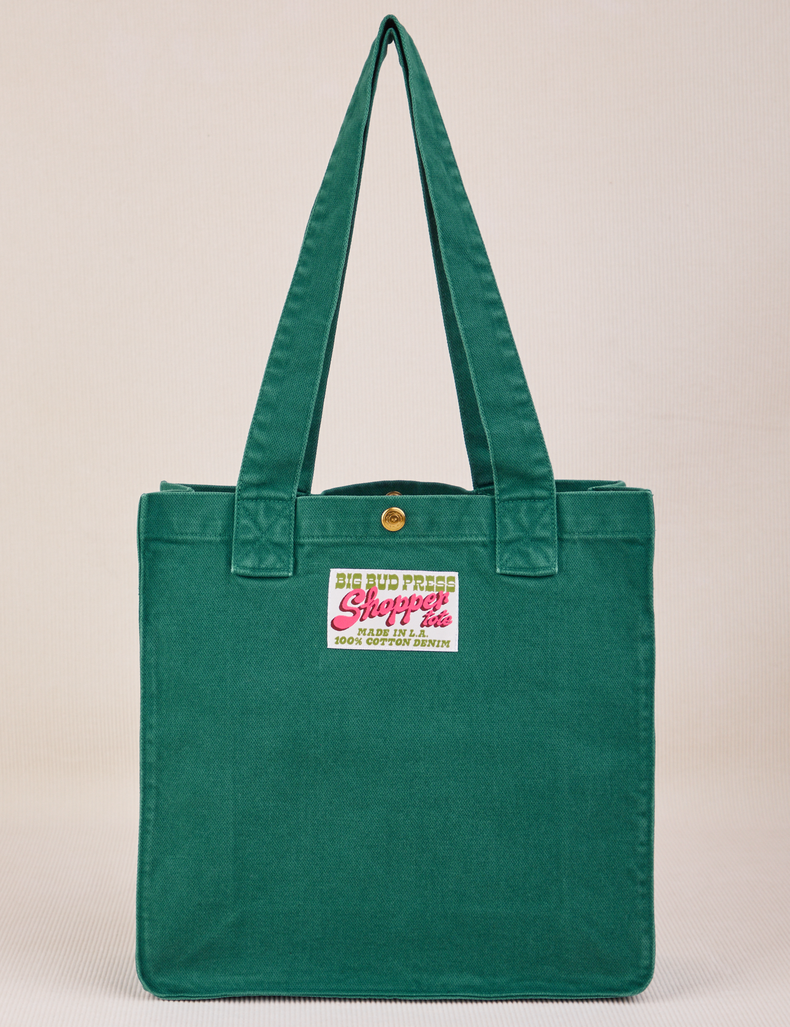 Shopper Tote Bag in Hunter Green