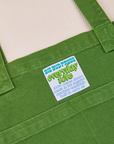 Close up of Everyday Tote Bag in Lawn Green
