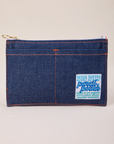 Pencil Pouch in Dark Wash Denim