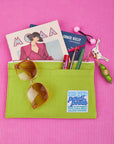 Pencil Pouch in gross green