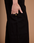Drop Pocket Cargo Pants - Basic Black