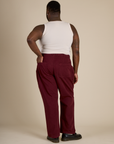 Work Pants - Red Wine