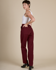Work Pants - Red Wine
