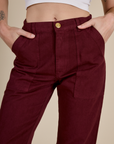 Work Pants - Red Wine