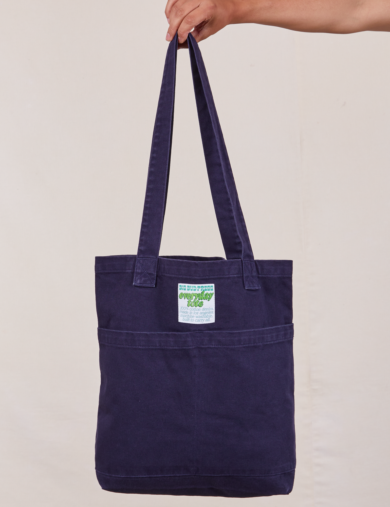 Everyday Tote Bag in Navy Blue