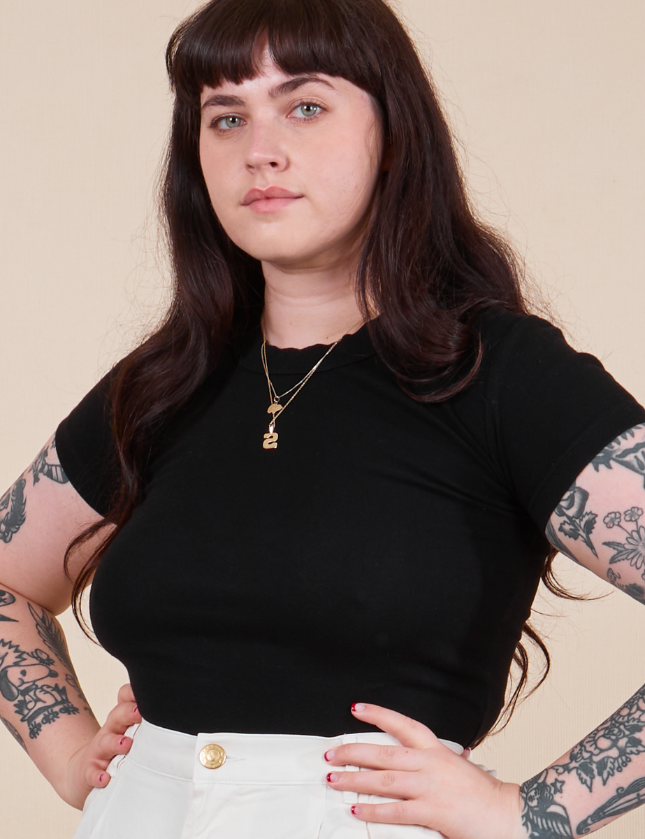 Baby Tee Basic Black BIG BUD PRESS