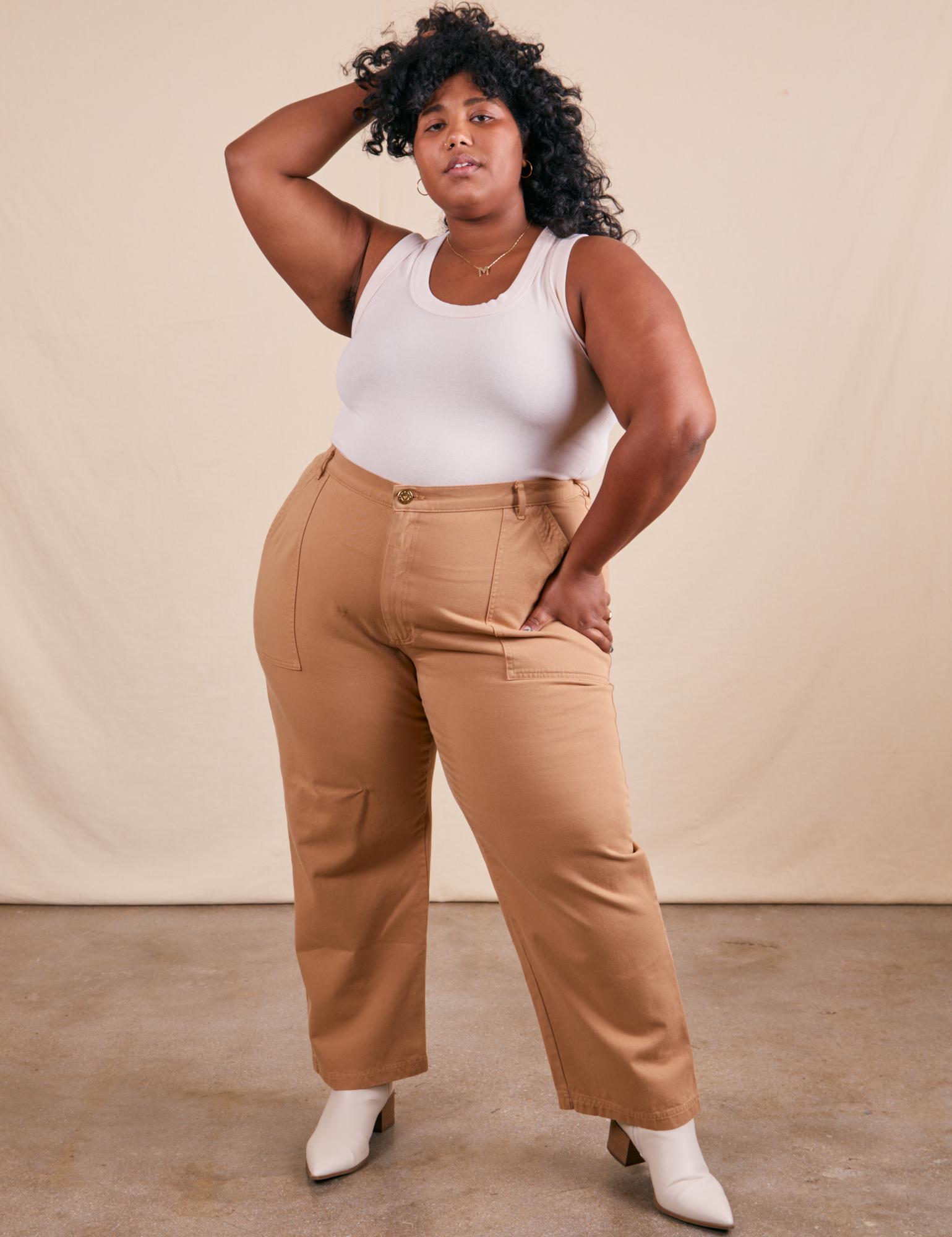 Plus size deals khaki work pants