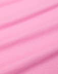 Organic Vintage Tee in Bubblegum Pink fabric detail close up